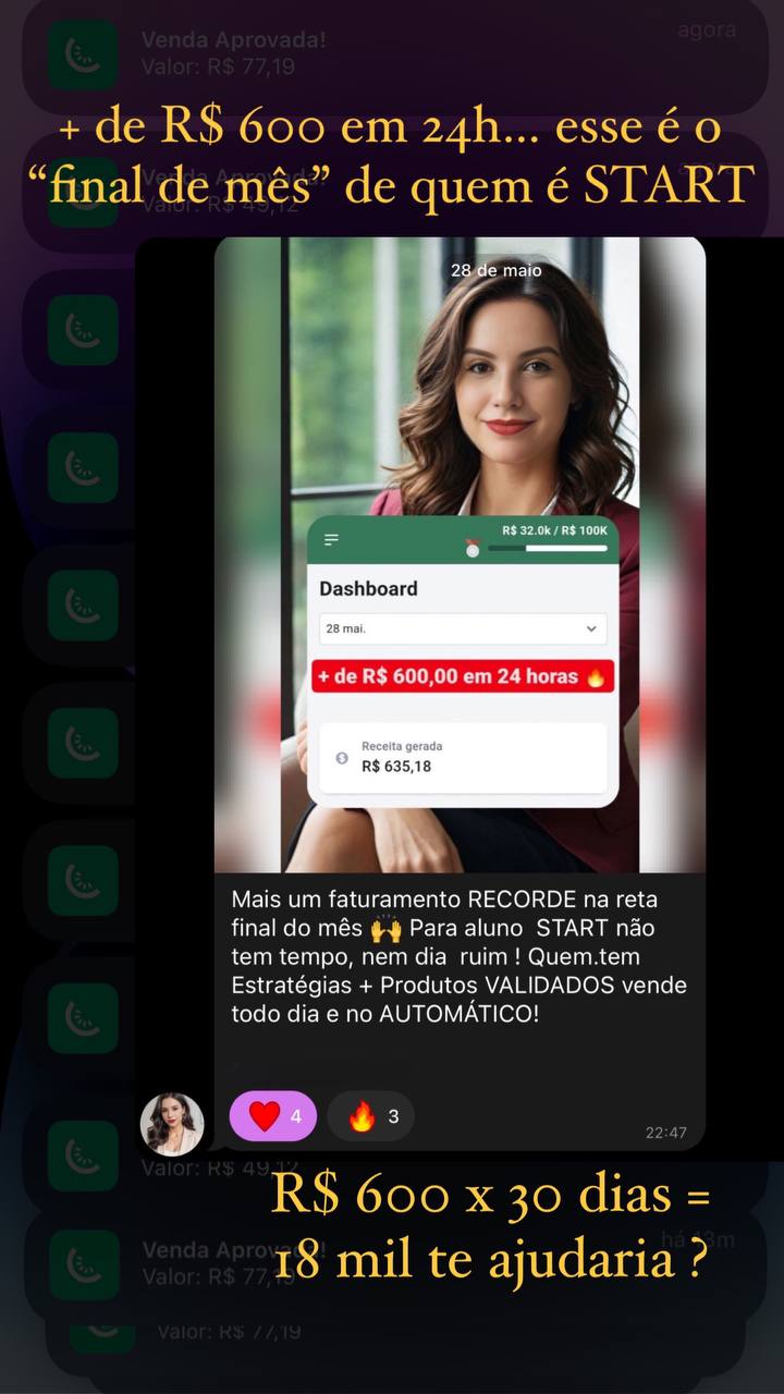 Resultado alunos do curso Novo Start Digital